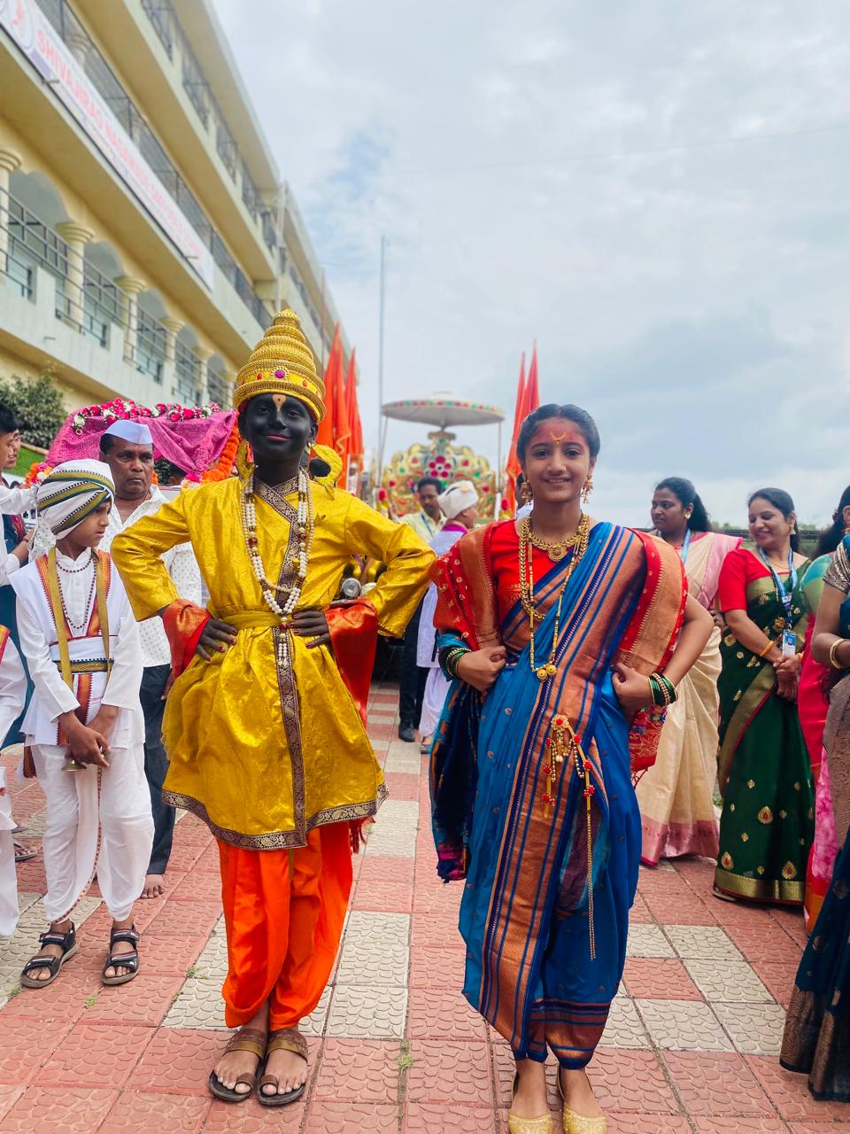 वरुणराजाच्या हजेरीत नागवडे स्कूल ची बालदिंडी उत्साहात संपन्न. बालदिंडी चे विक्रमी २५ वे वर्ष.